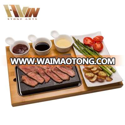 Restaurant Barbecue Basalt Steak Stone For Cooking,Hot Plate And Grill Basalt Cooking Lava Stone