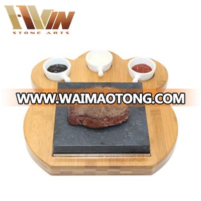 Restaurant Steak Grill Cooking Pot Plate Hot Stone Set