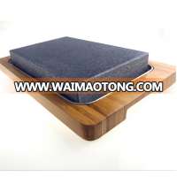 Professional steak stone factory,Luxury hotel dinner dishes tray steak cheese board lava cooking stone, Natural serving plates