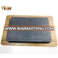 Wholesale Steak Stone And Plate/Hot Rock Cooking Stone Set For Restaurant